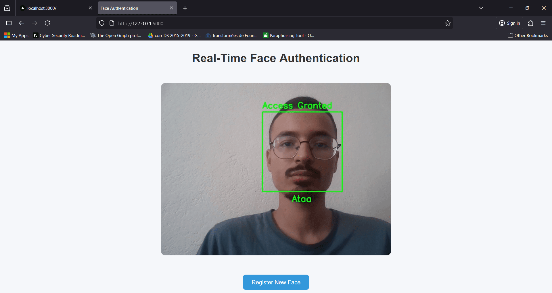 PPP Face Recognition System